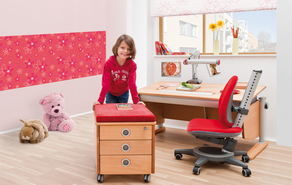 moll Gesundes Lernen - Kinderzimmer - Schreibtisch Kinder fördern, Zimmer nach eigenen Wünschen einrichten