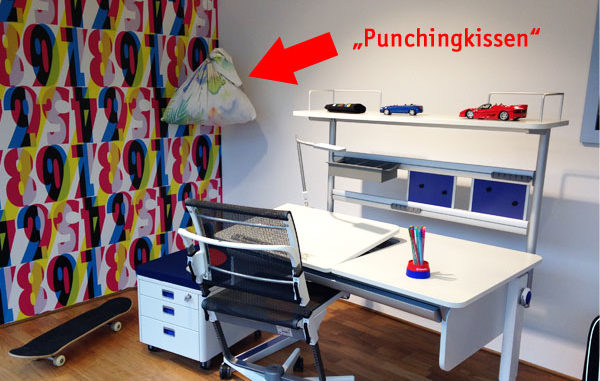 moll Gesundes Lernen -Punchingkissen - Kinderzimmer Schreibtischkombination, Lernplatz