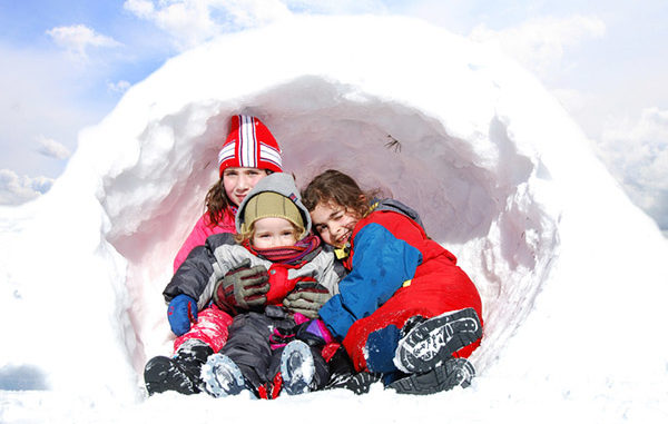 moll Gesundes Lernen - Winter - Schnee - Iglu Beschäftigung - Kinder - Spass